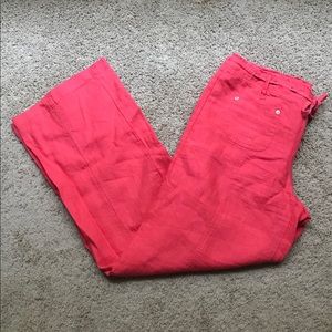 INC linen relaxed pants
